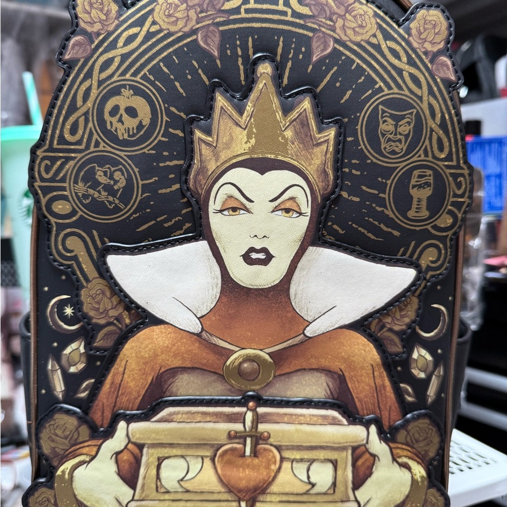 Loungefly Disney Snow White and the Seven Dwarfs Evil Queen Backpack - NEW